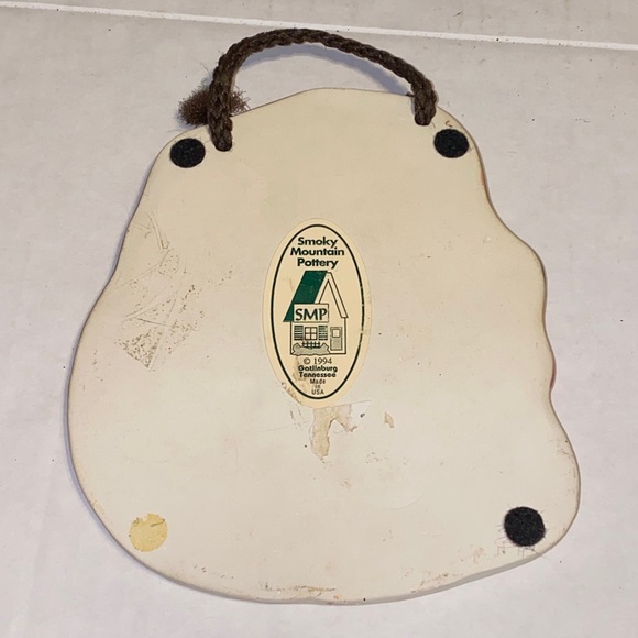 1994 Smoky Mountain Pottery Dog Wall Hanging Plaque Lord Make Me The Person ... - Picture 2 of 3